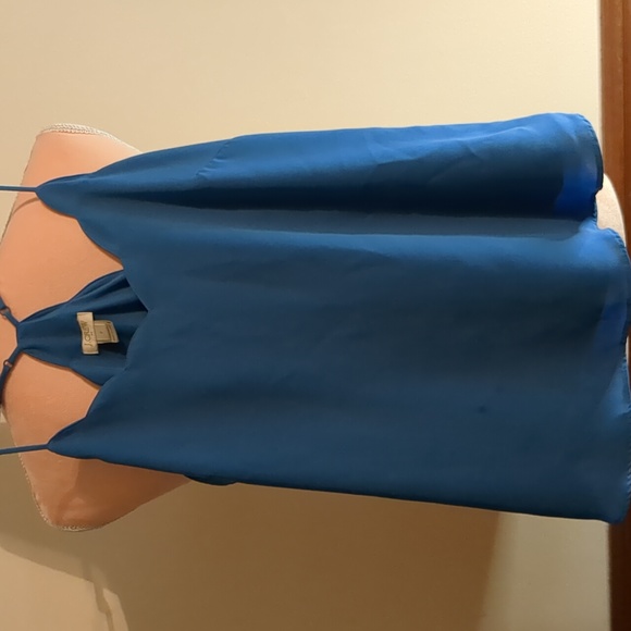 JCrew Racer back spaghetti strap royal blue tank, Women's Small - Picture 2 of 7